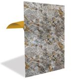 Tink Kendinden Yapışkanlı Yer Zemin Kaplama, Duvar Kaplama, Fayans Çıkartması Yeşim Mermer Desenli PVC Panel 41x62 cm (4 Adet / 1 m²)