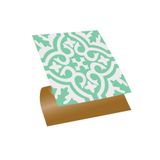 Tink Kendinden Yapışkanlı Yeşil Solo Desenli Pvc Karo 30X30 cm (4 Adet) 0,36 M2