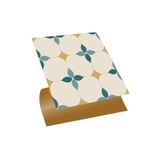 Tink Kendinden Yapışkanlı Zümrüt Çiçekli Desenli Pvc Karo 30X30 cm - 4 Adet (0,36 m2)