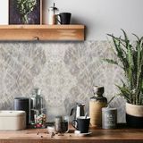 Tink Panel Buzlu Gri Duvar Panel Pvc Karo 41 X 62 Cm (3'Li Paket)
