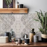 Tink Panel Buzlu Gri Duvar Panel Pvc Karo 41 X 62 Cm (4'Li Paket)