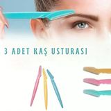 Tinkle Kaş Usturası 3'Lü Set - Mükemmel Kaşlar İçin Hassas Etkili Aracınız