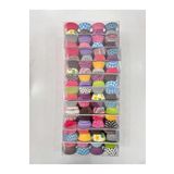 Tinky Winky 400 Adet Küçük Boy Renkli Karışık Desen Cupcake Muffin Kalıbı Truff Çikolata Kağıdı 5,5x3,5x2cm Çok Renkli