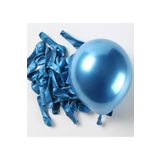 Tinky Winky Balon Krom Balon Aynalı Helyum Mavi Balon 10 Adet mavi