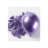 Tinky Winky Balon Krom Balon Aynalı Helyum Mor Balon 10 Adet mor