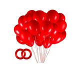 Tinky Winky Balon Parlak Helyum Balon 10 Adet Kırmızı Renk Kırmızı