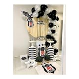 Tinky Winky Beşiktaş Siyah Beyaz Doğum Günü Balon Zincir winky800