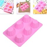Tinky Winky Çikolata Çiçek Kalıbı Kek Kalıbı Jöle Puding Silikon Kalıbı - Pembe