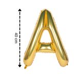 Tinky Winky Folyo Balon A Harfi Helyum Balon 40 Cm Gold Renk gold
