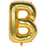 Tinky Winky Folyo Balon B Harfi Helyum Balon 36 Cm Gold Renk B