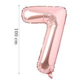 Tinky Winky Folyo Balon Büyük Boy 7 Harfi Helyum Balon 100 Cm Rosegold Renk Bride To be Bekarlığa Veda 7