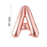 Tinky Winky Folyo Balon Büyük Boy A Harfi Helyum Balon 100 Cm Rosegold Renk Bride To Be Bekarlığa Veda