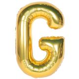 Tinky Winky Folyo Balon G Harfi Helyum Balon 100 Cm Gold Renk - G Harf Balon - Harf Folyo Balon - G Harfli Balon G