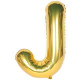 Tinky Winky Folyo Balon J Harfi Helyum Balon 100 Cm Gold Renk - J Harf Balon - Harf Folyo Balon Altın Gold Harf J