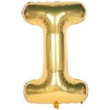 Tinky Winky Folyo Balon M Harfi Helyum Balon 100 Cm Gold Renk - M Harf Balon - Harf Folyo Balon - M Harfli Balon M