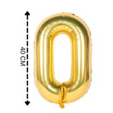 Tinky Winky Folyo Balon O Harfi Helyum Balon 40 Cm Gold Renk gold