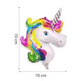 Tinky Winky Folyo Balon Unicorn Temalı 100cm Balon Çok Renkli