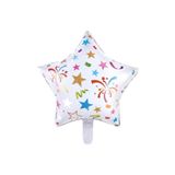 Tinky Winky Havai Fişekli Yıldız Folyo Balon - 18 Inç (45 CM) - Yıldız Balon Havai Fişekli