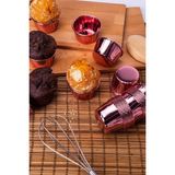 Tinky Winky Kağıt Muffin Kek ve Sufle Kapsülü Metalik Rose Gold 10 Adet - 1 Adet