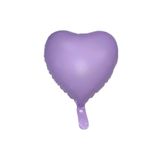 Tinky Winky Mor Kalp Balon - 18 Inç (45 CM) - Kalp Balon - Parti Malzemesi - Mor Kalpli Balon Mor