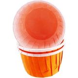 Tinky Winky Muffin Cupcake Kek Kalıbı Özel Pet Kapsül 20 Adet - Turuncu