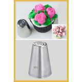 Tinky Winky Paslanmaz Çelik Krema Sıkma Torbası Ucu (şanti Torbası Ucu, Dolgu Duyu) 1 Adet +2 Adet Şanti Torbası winky1432
