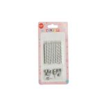 Tinky Winky Pasta Mumu Gümüş Renk 10'lu Set