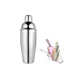 Tinky Winky Shaker 350 ml Metal + Buz Küreği Adet Süzgeçli Bar Shaker Kokteyl Hazırlama Bar Küreği