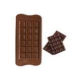 Tinky Winky Tablet Bar Desenli Silikon Çikolata, Kek, Muffin, Dondurma Kalıbı kahverengi