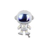 Tinky Winky Uzay Temalı Astronot Folyo Balon 80 Cm gri