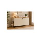 tino furniture Ebru Serisi Lina 90cm Kapalı Dekoratif Kedi Tuvaleti Mobilyası