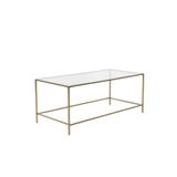 tino furniture Milan Gold Metal Orta Sehpa