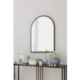 Tino Furniture Siyah Metal Çerçeveli Oval 45X70 cm Ayna