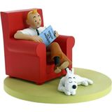 Tintin Milou At Home Heykel Figür - Standart