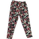 Tintini Kids Çiçek Desenli Kız Çocuk Tayt 9-10 Yaş Açık Lacivert - 9 - 10 Yaş