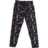 Tintini Kids Çiçek Desenli Kız Çocuk Tayt 9-10 Yaş Lacivert - 9 - 10 Yaş