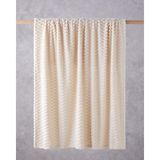 Tiny Bubbles Jakarlı Wellsoft Tv Battaniye 120X160 cm Krem - 120 x 160 cm