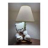 Tiny Desing Accessorıes Peluş Oyuncaklı Halat Abajur (Bebek&Çocuk Odası) (Ayıcık)