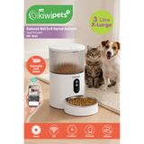 Tiny Kiwipets 10565 Akıllı Otomatik Mama Kabı Kameralı Sesli, Mobil Uygulamalı, Zamanlayıcı ve Manuel Besleme
