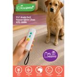 Tiny Kiwipets KPE-10906 3'ü 1 Arada Köpek Kovucu Hayvan Eğitim Cihazı | Ultrasonik Eğitim & Havlama Kontrolü & LED Işıklı