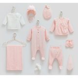 Tıny Lace 10LU Hastane Çıkışı - Caramell - ZK1911 - Pembe - 0 - 3 Ay - ZK1911-PEMBE-0 - 3 Ay Pembe