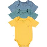 Tiny Lamb Rovigo 3 Parça Unisex Bebek Kısa Kollu Pamuk Bodysuit Takımı Yenidoğan ve Çocuk Hediye Seti - 0 - 3 Ay - Renkli