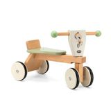 Tiny Love Bebek Ahşap Üç Tekerlekli Bisiklet, Üç Tekerlekli Bisiklet, Bebek Bisikleti, Kauçuk Kaplı Tekerlekler, Motor İşleri, Bilişsel Gelişim, Rahat Doğal Tasarım, 18-36 Ay, Boho Chic