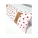 tiny plans Çift Kişilik Yastık %100 Microfiber Dolgulu Ortopedik Nostaljik Kalpli Uzun Yastık 50x140