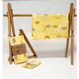 Tiny Plans Tek Kişilik Lastikli Çarşaf-Yastık Kılıfı Takımı - 90 X 190 - Sarı