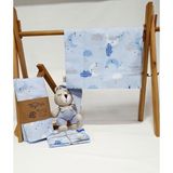 Tiny Plans Tek Kişilik Lastikli Çarşaf-Yastık Kılıfı Takımı - 90x180 - Mavi