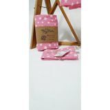 Tiny Plans Tek Kişilik Lastikli Çarşaf-Yastık Kılıfı Takımı - 90x190 - Pembe