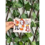 Tiny Stories TR Mıknatıslı Kitap Ayracı - Hayvan Karakter Temalı 6 Adet -Magnetic Bookmark Page Marker