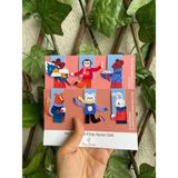 Tiny Stories TR Mıknatıslı Kitap Ayracı - Kış Temalı 6 Adet