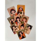 Tiny Stories TR Motivasyon Motto Kart Seti Kadın Temalı 9 Adet / Kartpostal